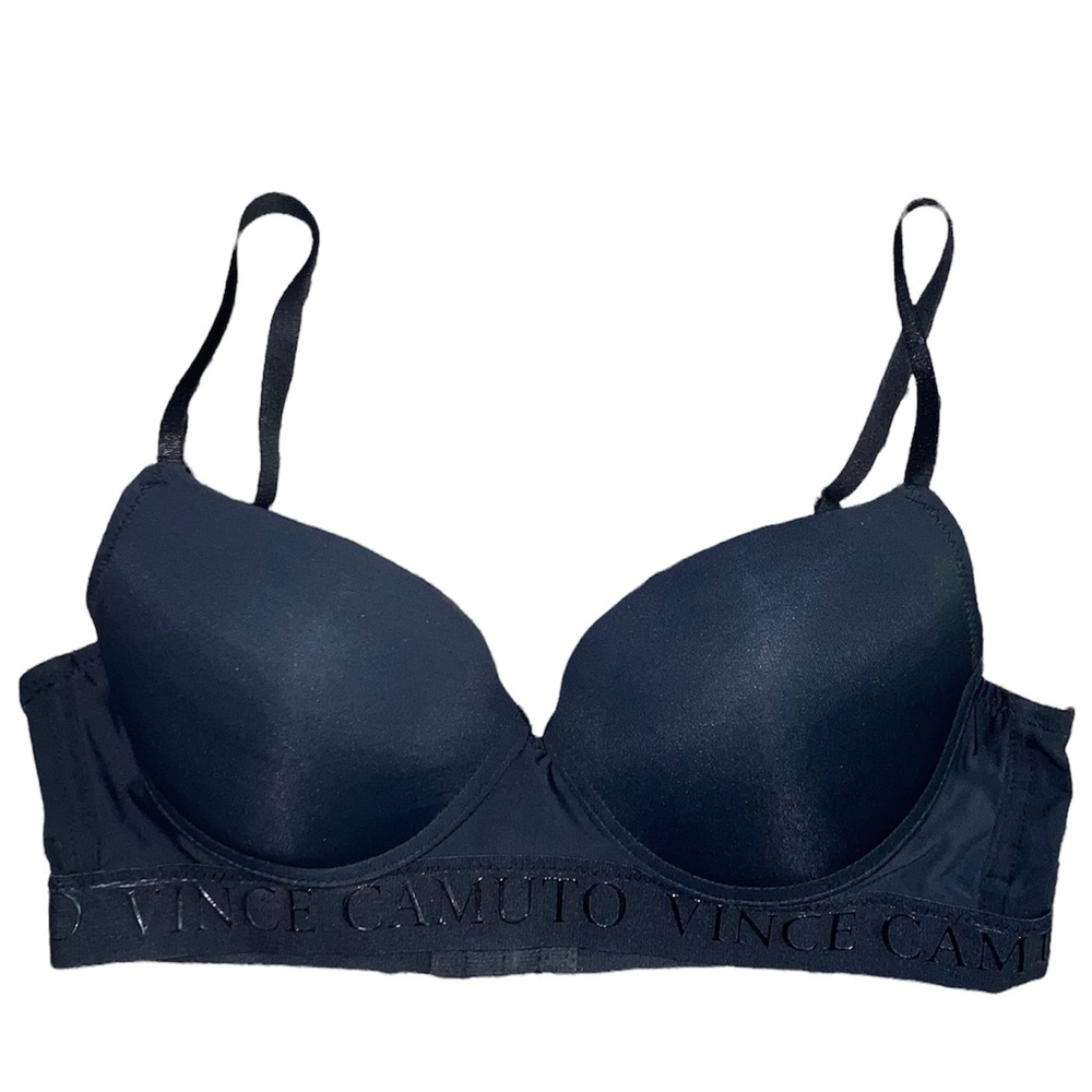 Vince Camuto Light Push Up Bra- Black